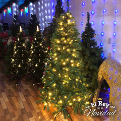 Arbol de Navidad con LUCES LED CALIDAS INCORPORADAS 1,80 Mts - comprar online