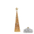 Piramide minimalista Golden Glitter 1,20mts