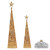 Piramide minimalista Golden Glitter 1,20mts - comprar online