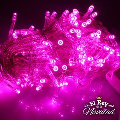 Guirnalda de 100 Luces Led 9mts aprox Rosa