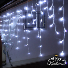 Lluvia de luces Led Blanco Frio 300 x 60cm