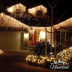 Imagen de Lluvia de Luces Led Blancas Calidas 300 x 60 cm