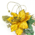 Macetitas patinadas con Flor y deco Glitter 15cm en internet