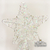 Puntal Estrella Alambre Glitter Blanco 14cm - comprar online