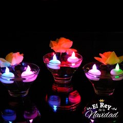 Set x 6 Velas Flotantes Multicolores