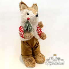 Zorrito Parado Natural 18 x 31cm - tienda online