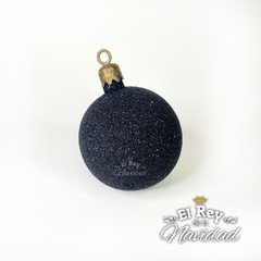 Globo Negro Glitter por Unidad - El Rey de la Navidad