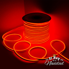 Manguera NEON FLEX Luz LED Roja LINEA PLATINUM 100mts Profesional Apta Exterior - comprar online