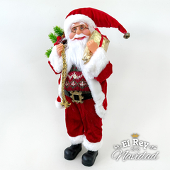 Papa Noel Lujo 60cm pullover navideño y traje tradicional en internet