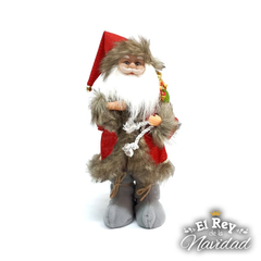 Papa Noel Lujo! 30cm Musica y movimiento