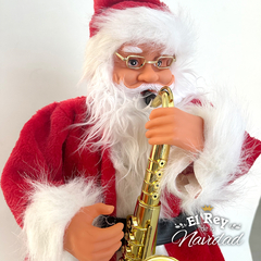 Papa Noel Animatronico luz, sonido y movimiento 90cm - comprar online