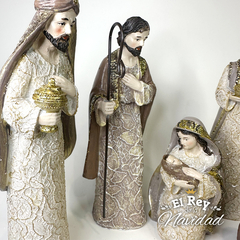 Pesebre Premium 20cm 5 piezas - comprar online