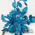 Pick Flor Azul Glitter 20cm - comprar online