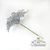 Pick Flor Estrella Federal Plata Glitter 20cm - comprar online