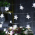 Guirnalda Estrellas Led Blancas frías Fijas 5mts a PILAS