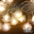 Guirnalda luces led Pelotita Pompón blanco cálido 5mts - comprar online
