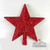 Puntal Estrella LUJO Glitter Roja 16cm en estuche - comprar online