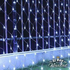 Red de Luces Led Blanco Frío 2,50 x 2.50mts - El Rey de la Navidad