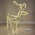 Reno luminoso 3D NEON LED Blanco Calido Apto Exterior - El Rey de la Navidad