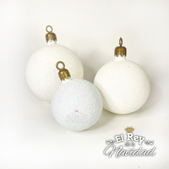 Globo Blanco Glitter por Unidad