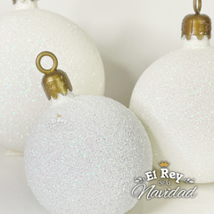 Globo Blanco Glitter por Unidad - comprar online