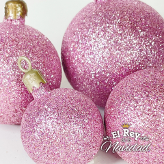 Globo Rosa Glitter por Unidad - comprar online