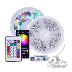 Imagen de Guirnalda Led Smart RGB 10mts con control remoto y App Celular