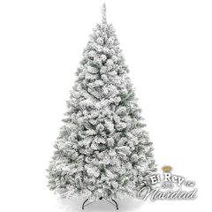 Arbol de Navidad Snow Queen 2.10mts - LINEA PLATINUM