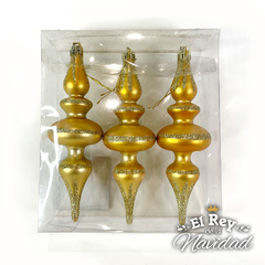 Set x 3 Trompito Deluxe Oro 15cm - comprar online