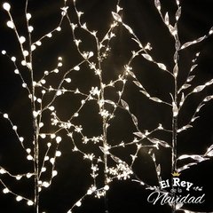 Arbol Luminoso Minimalista Hojitas Led Blanco Calido 1,40mts - tienda online