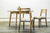 Combo mesa Vuelo redonda 120/130 + 4 sillas Picore tapizadas antimanchas