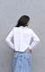 CAMISA CROP BOX BLANCO - ALAPAR