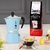 Cafetera 6 Pocillos Rainbow Bialetti CELESTE en internet