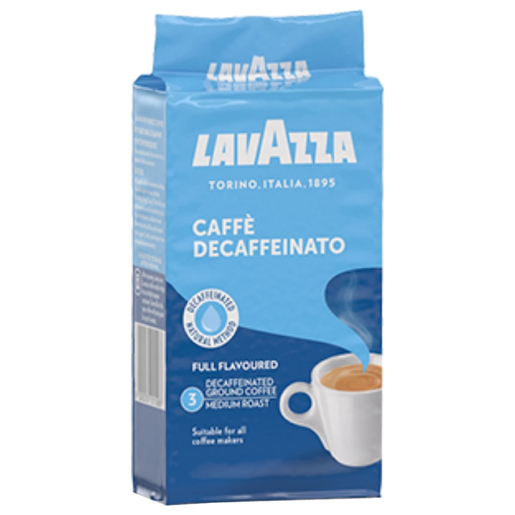 Café molido Lavazza Dek Intenso, Descafeinado en paquete (250 g.)