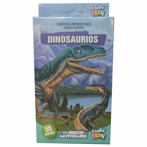 Juego Cartas Dinosaurio School Fun