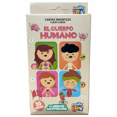 Juego Cartas El Cuerpo Humano School Fun