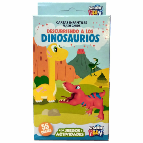 Juego Cartas Descubiendo a los Dinosaurios School Fun