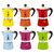 Cafetera 6 Pocillos Rainbow Bialetti VERDE Tienda Pepino