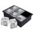 Cubetera Molde Silicona Cubos Cuadrados Hielo - comprar online