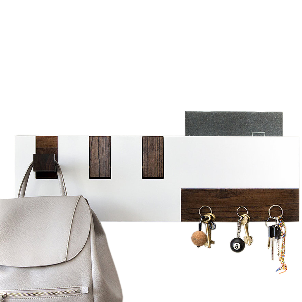 Perchero y llavero de pared best sale