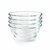 Compotera Redonda X4 300ml Pyrex Vidrio Bowl Tienda Pepino