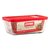 Tupper Vidrio Fuente Tapa Pyrex 1,13l Tienda Pepino