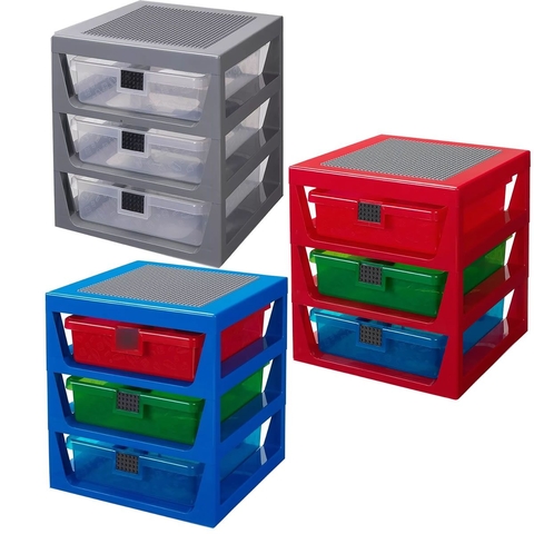 Mueble Cajonera Organizador Storage Rack Lego
