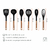 Set X7 Utensilios Volt Copper Larhaus - tienda online