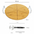 Tabla Pizza Madera Bamboo C/ Cortador Ruedita - comprar online