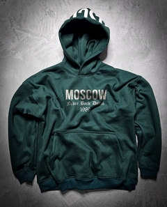 Never Back Down Buzo OVERSIZE Frisa Hoodie Moscow