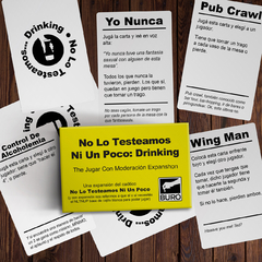 No Lo Testeamos Ni Un Poco Drinking - comprar online