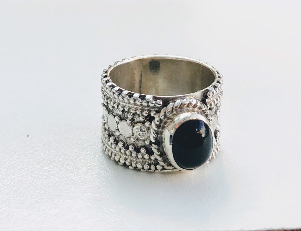 Anillos macizos de plata sales