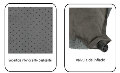 Almohada auto- inflable SUEDE - Doite