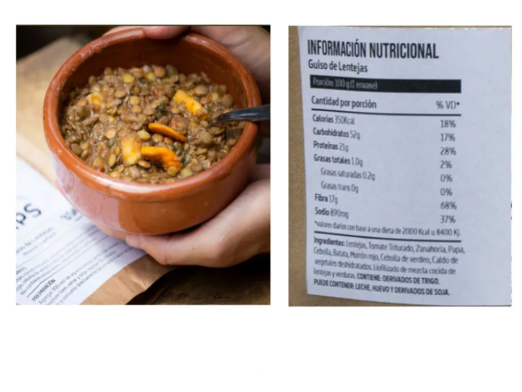Comida Liofilizada : Arroz con Vegetales Salteados - CAMPS (copia)